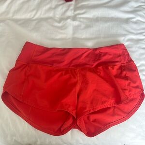 Lulu lemon speed up shorts